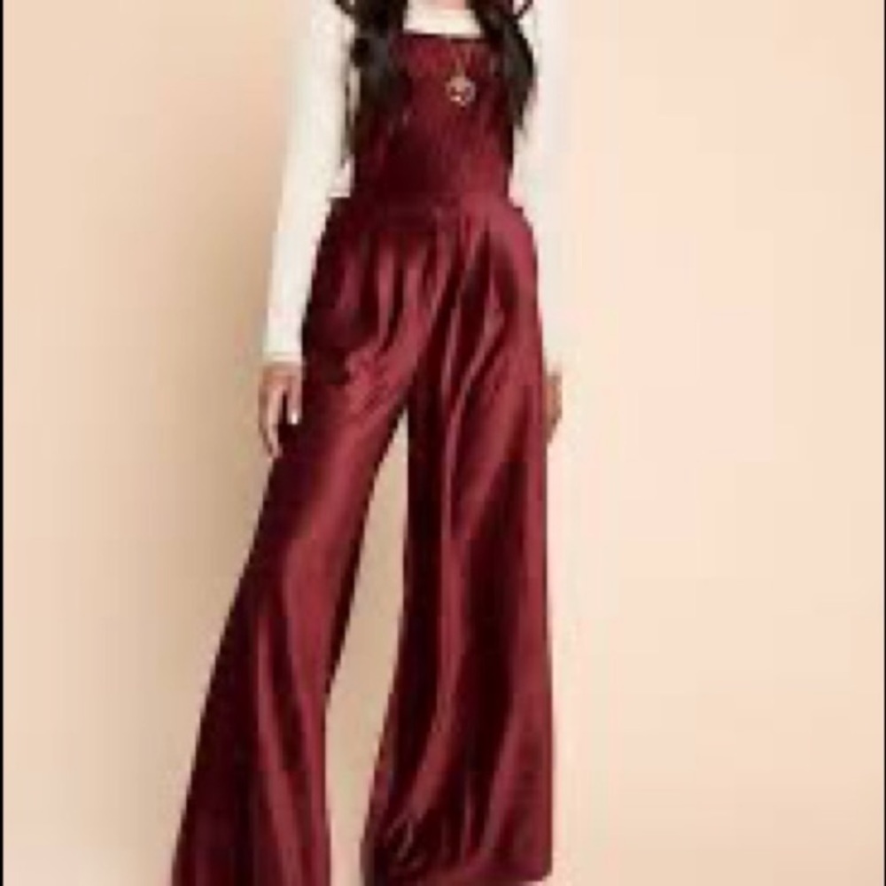 Corduroy Flare Leg Jumpsuit- Size Medium